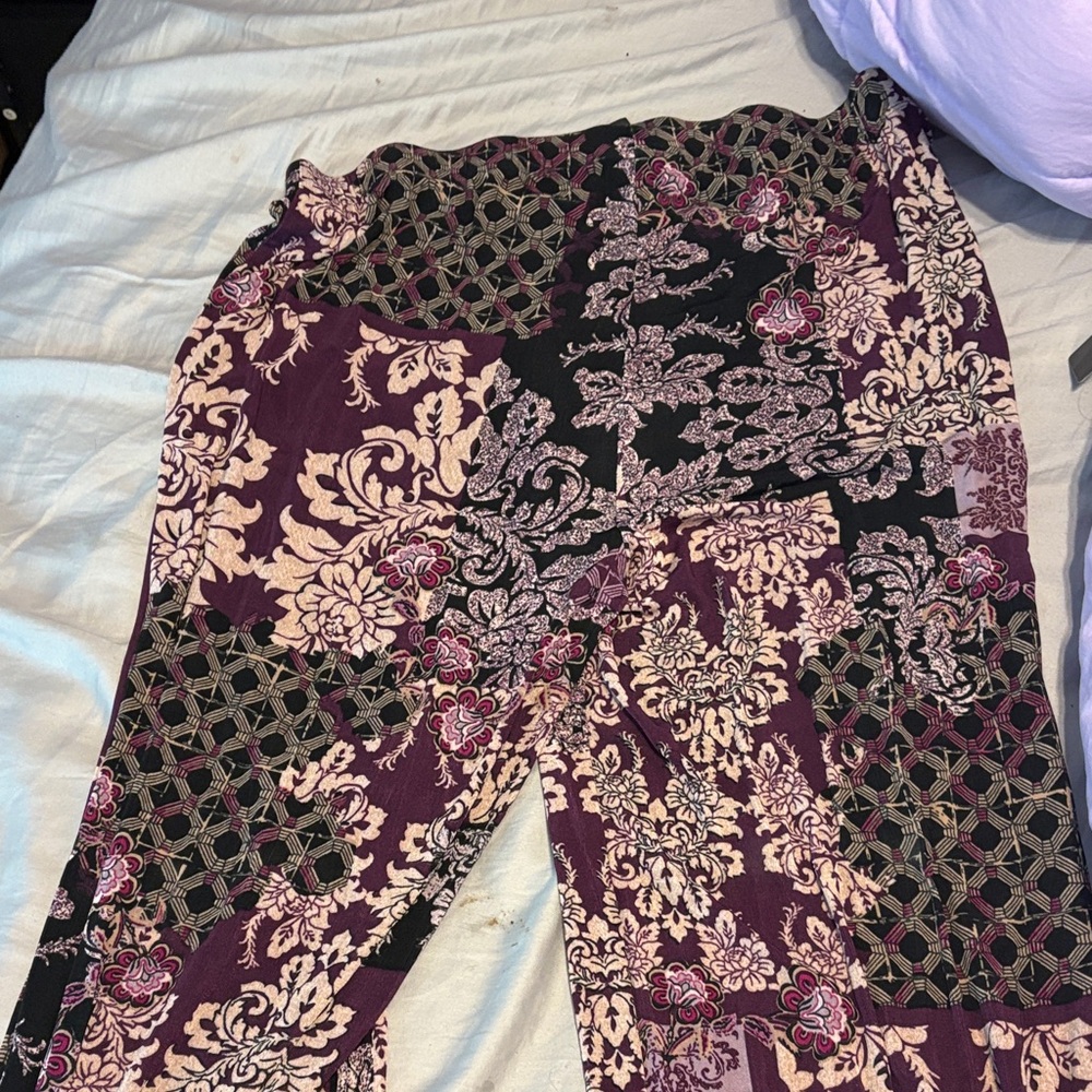 Floral Patchwork Women's Trousers